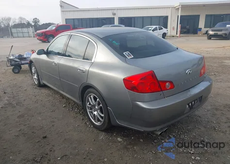 2006 Infiniti G35 z USA, uszkodzony, nr VIN JNKCV51E86M507038